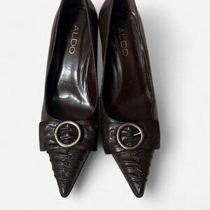 ALDO Women's Brown and Black Footwear